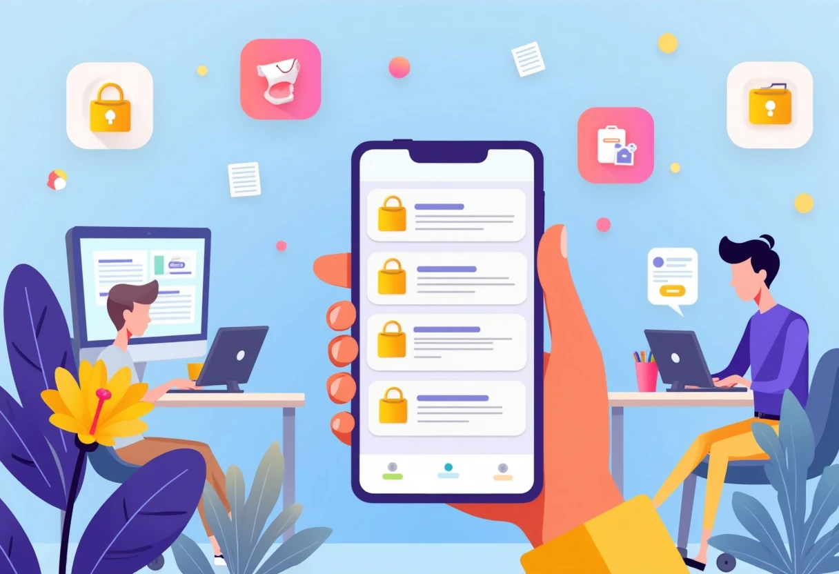 Interfaz de app de recuperación de archivos