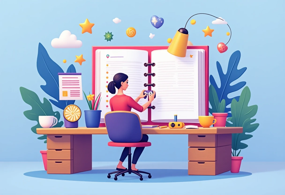 Planejadores diários para produtividade