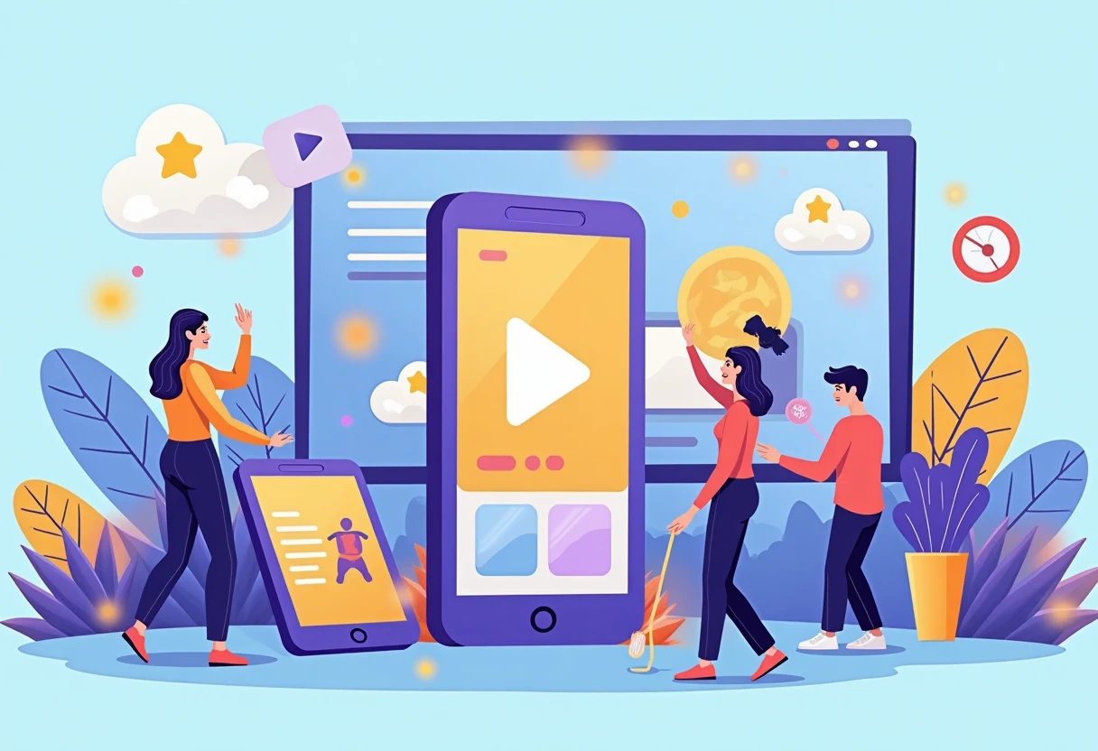 Premium app interface